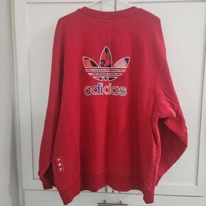 Adidas Originals CNY Chinese New Year Trefoil Red Mens Pullover Sweatshirt XL